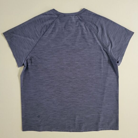 Athleta Blue Heather Short Sleeve Tee - Picture 11 of 12
